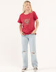 ROXY Fly To Paradise Womens Oversized Tee image number 4