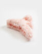 FULL TILT Fuzzy Keyhole Claw Hair Clip image number 1