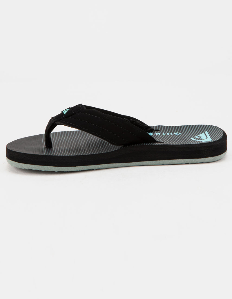 QUIKSILVER Carver Print Black & Blue Boys Sandals image number 3