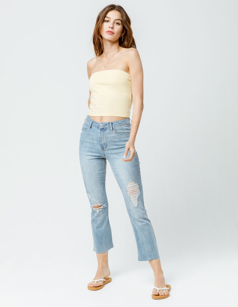 FULL TILT Essentials Light Yellow Womens Tube Top image number 3