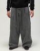 RUSTY Slub Mens Extra Baggy Elastic Waist Jeans image number 1