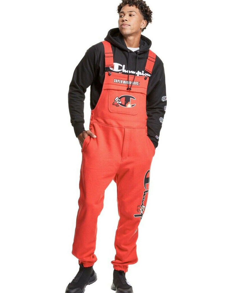 CHAMPION x Super Mario Bros. Super Fleece 3.0 Mens Overalls image number 0