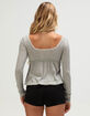 BDG Urban Outfitters Brittney Womens Long Sleeve Babydoll Top image number 4