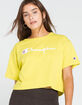 CHAMPION Heritage Womens Lime Crop Tee image number 1