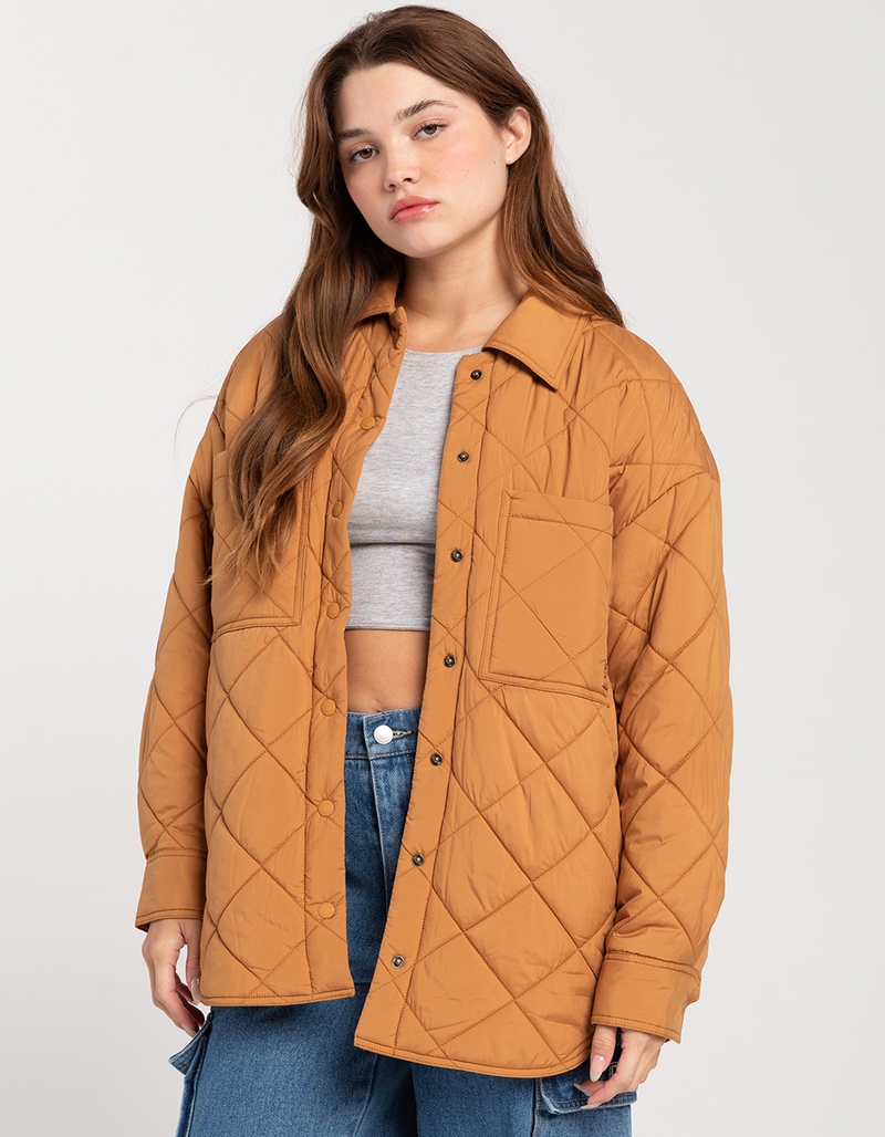 BILLABONG Transport Womens Quilted Shacket image number 4