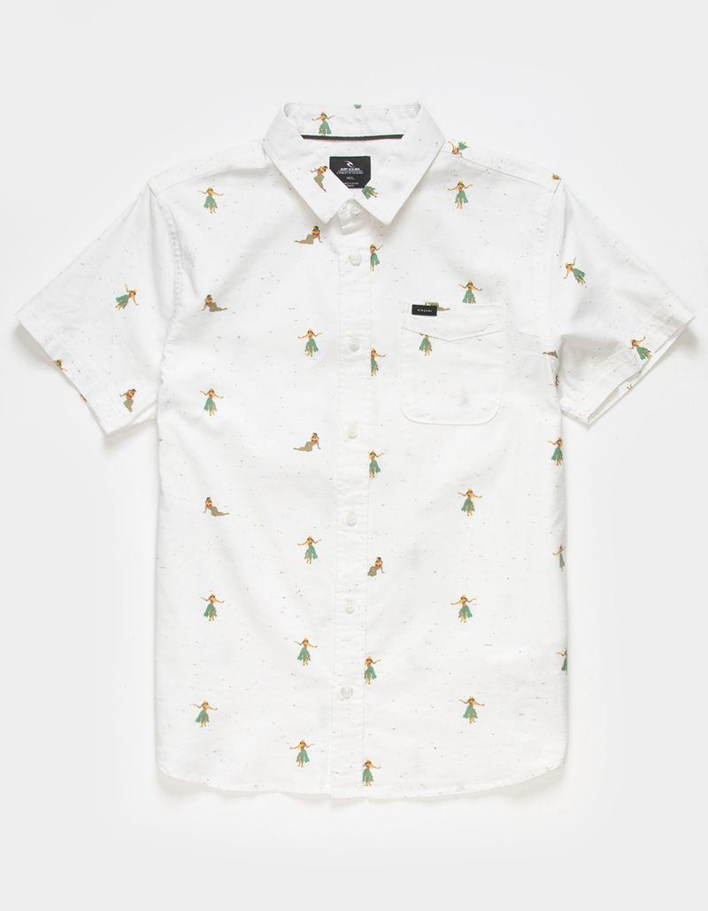 RIP CURL Hula Breach Boys Button Up Shirt image number 0