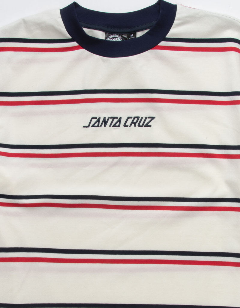 SANTA CRUZ Solid Striped Mens Tee image number 1