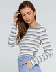 DICKIES Stripe Rib Womens Tee image number 2