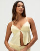 FULL TILT Womens Open Babydoll Cami image number 1