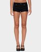 EDIKTED Jagger Low Rise Denim Shorts image number 1
