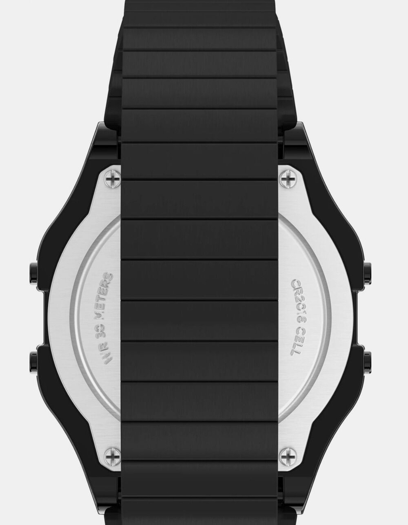 TIMEX T80 34mm Stainless Steel Expansion Band Watch image number 1