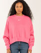 NIKE Sportswear Phoenix Womens Oversized Crop Crewneck Sweatshirt image number 4