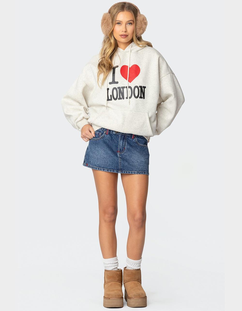 EDIKTED London Lover Oversized Hoodie image number 1