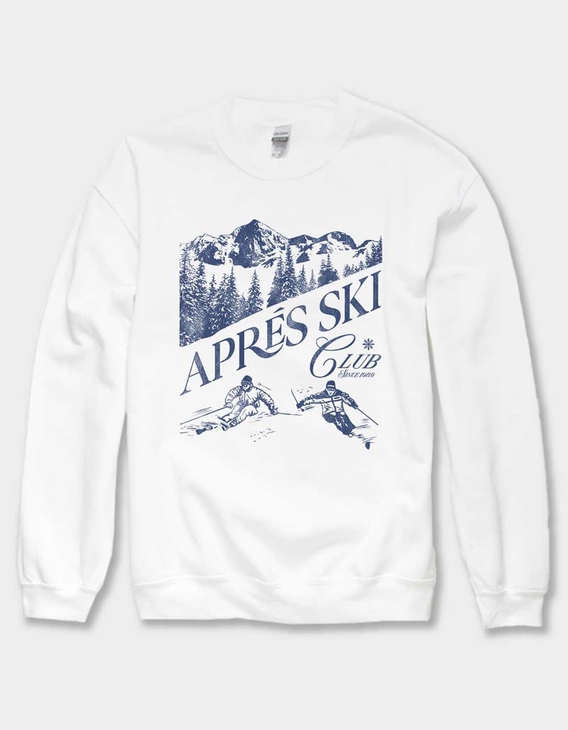 APRES SKI Mountain Ski Club Unisex Crewneck Sweatshirt image number 0