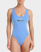 QUIKSILVER Stoked Logo Color Block One Piece Swimsuit image number 1