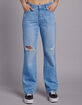 RSQ Womens High Rise Straight Leg Jeans image number 2