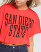 THE ORIGINAL RETRO BRAND SDSU San Diego State University Womens Crop Tee image number 2