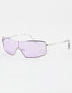 RSQ Bling Heart Shield Sunglasses image number 1