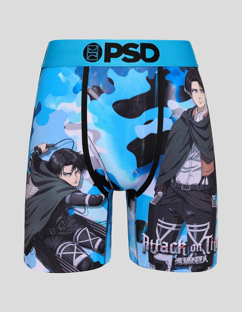 PSD x Attack On Titan Levi Solo Mens Boxer Briefs image number 1