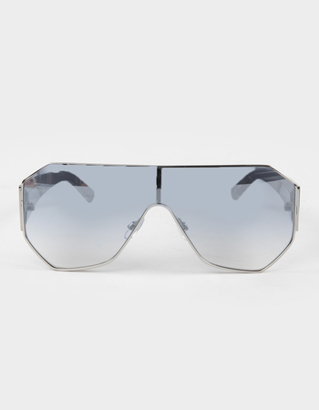 RSQ Gradient Mirrored Y2K Shield Sunglasses Alternative Image