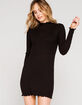 HEART & HIPS Lettuce Edge Bodycon Dress image number 1