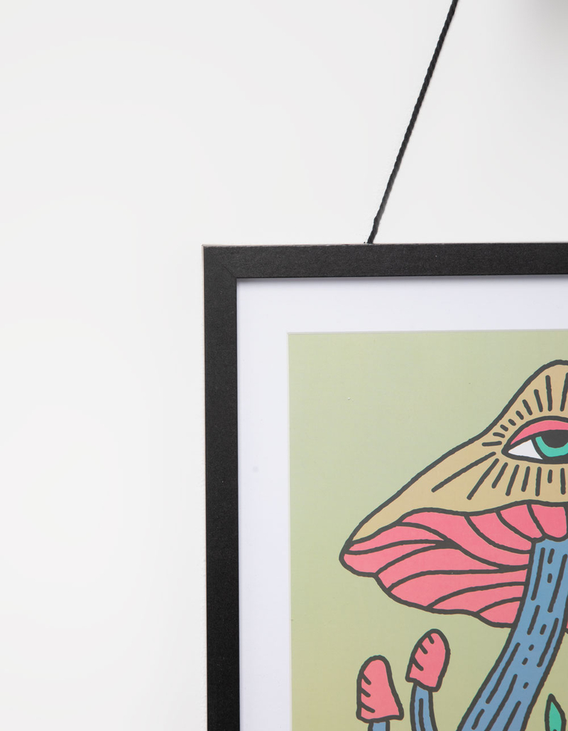 Groovy Mushroom Framed Print image number 1
