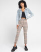 RSQ Plaid Womens Skinny Pants image number 1