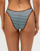 DAMSEL Stripe High Leg Bikini Bottoms image number 5