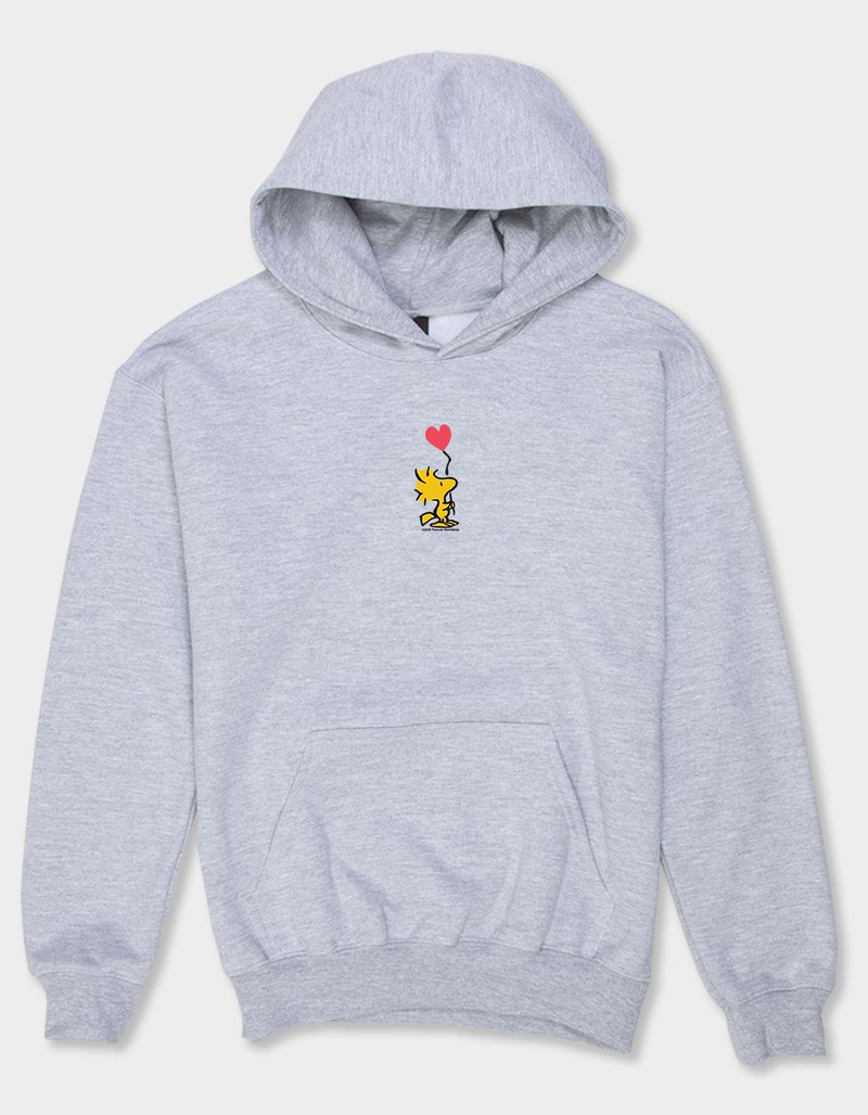 PEANUTS Woodstock Balloon Heart Unisex Kids Hoodie image number 0