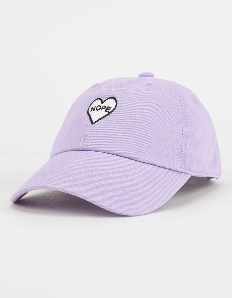Nope Heart Girls Dad Hat image number 0