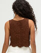 NECTAR CLOTHING Womens Crochet Vest image number 5