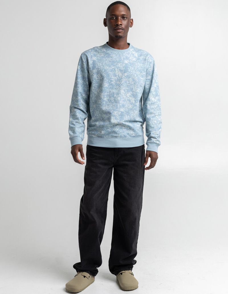 RSQ Acid Wash Crewneck Mens Sweatshirt image number 4