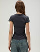 BDG Urban Outfitters Womens Henley Tee image number 4