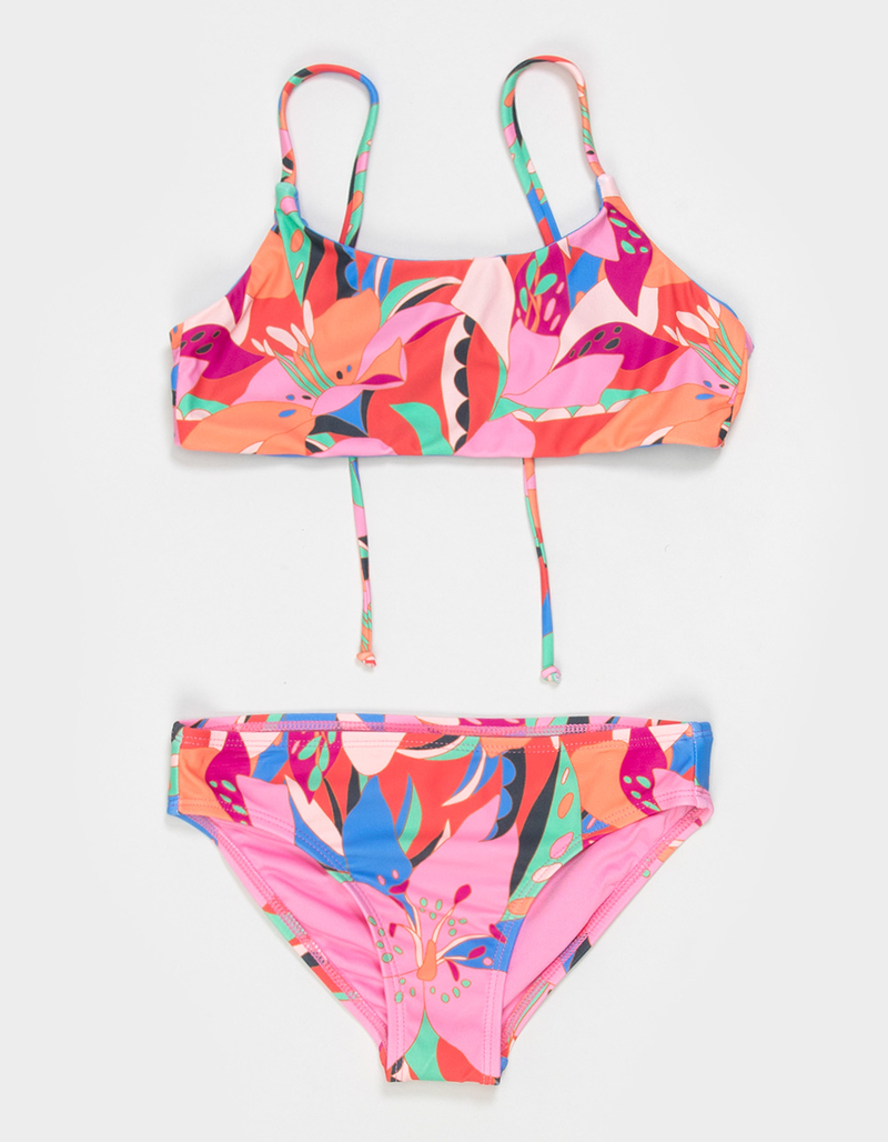 O'NEILL Cabana Floral Girls Reversible Bralette Bikini Set image number 0