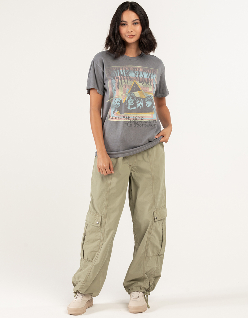 GOODIE TWO SLEEVES Pink Floyd Hollywood Fl Womens Oversized Tee image number 8