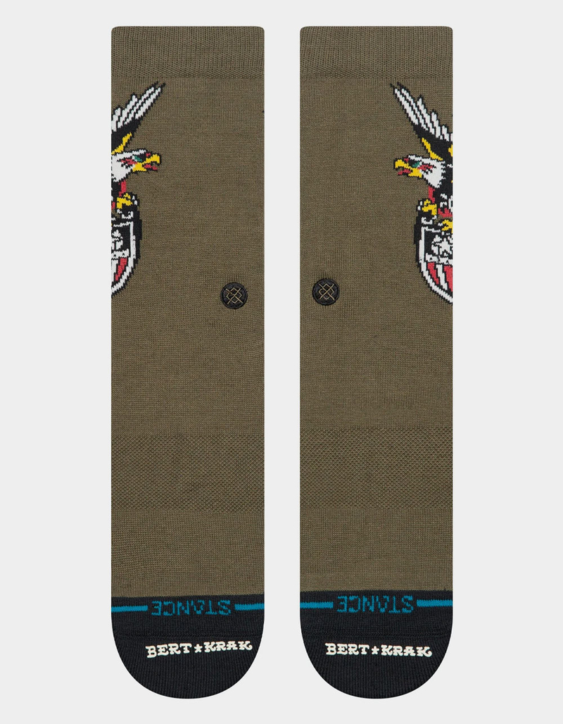 STANCE x Bert Krak The Eagle Mens Crew Socks image number 1