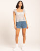 RSQ Womens Mesh Babydoll Top image number 4