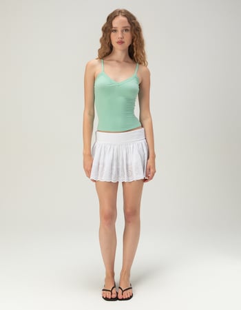 TILLYS Lace Trim Womens Cami Alternative Image