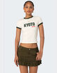 EDIKTED Kyoto Contrast Tee image number 1