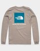 THE NORTH FACE Box NSE Mens Gray T-Shirt image number 1
