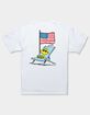 PEANUTS Woodstock American Flag Unisex Kids Tee image number 2