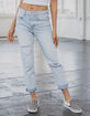 RSQ Boyfriend Bleach Womens Ripped Jeans image number 2