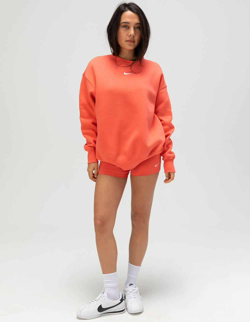 NIKE Sportswear Womens Oversized Crewneck Sweatshirt - CORAL | Tillys