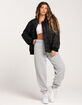 FULL TILT Womens Bomber Jacket image number 5