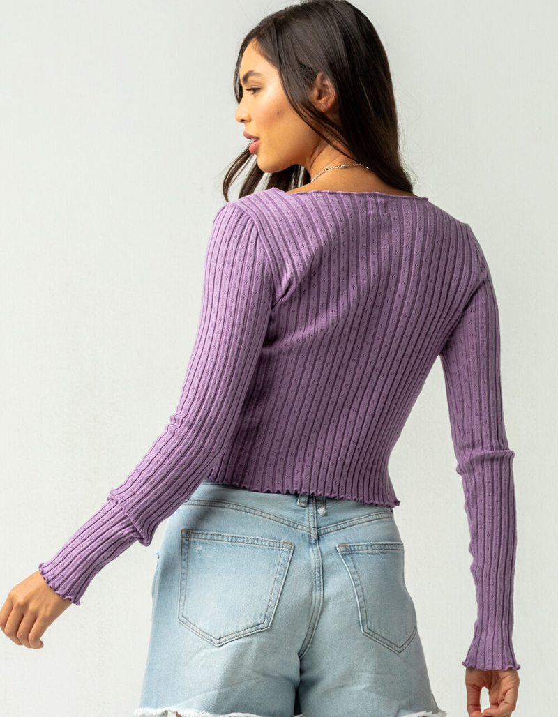 BDG Urban Outfitters Noori Tie Front Womens Top image number 2