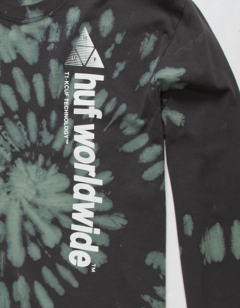 HUF Peak Slant Tie Dye Mens T-Shirt image number 3