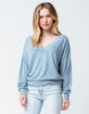 OTHERS FOLLOW Hannah Dusty Blue Womens Sweater image number 1