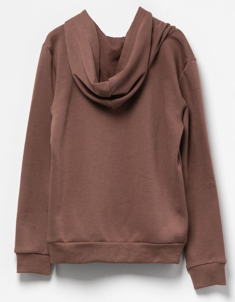 FULL TILT Girls Oversized Zip Hoodie image number 2