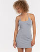 RSQ Womens Solid Slinky Halter Dress image number 1