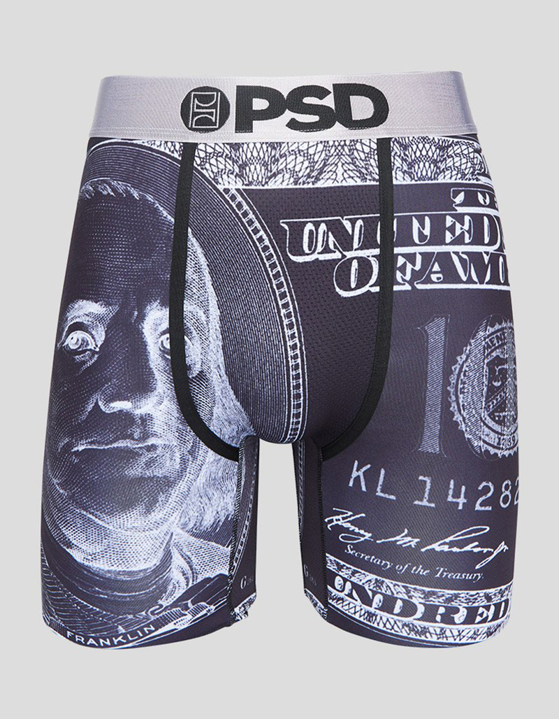 PSD Silver Inverted Benji Mens Boxer Briefs image number 1